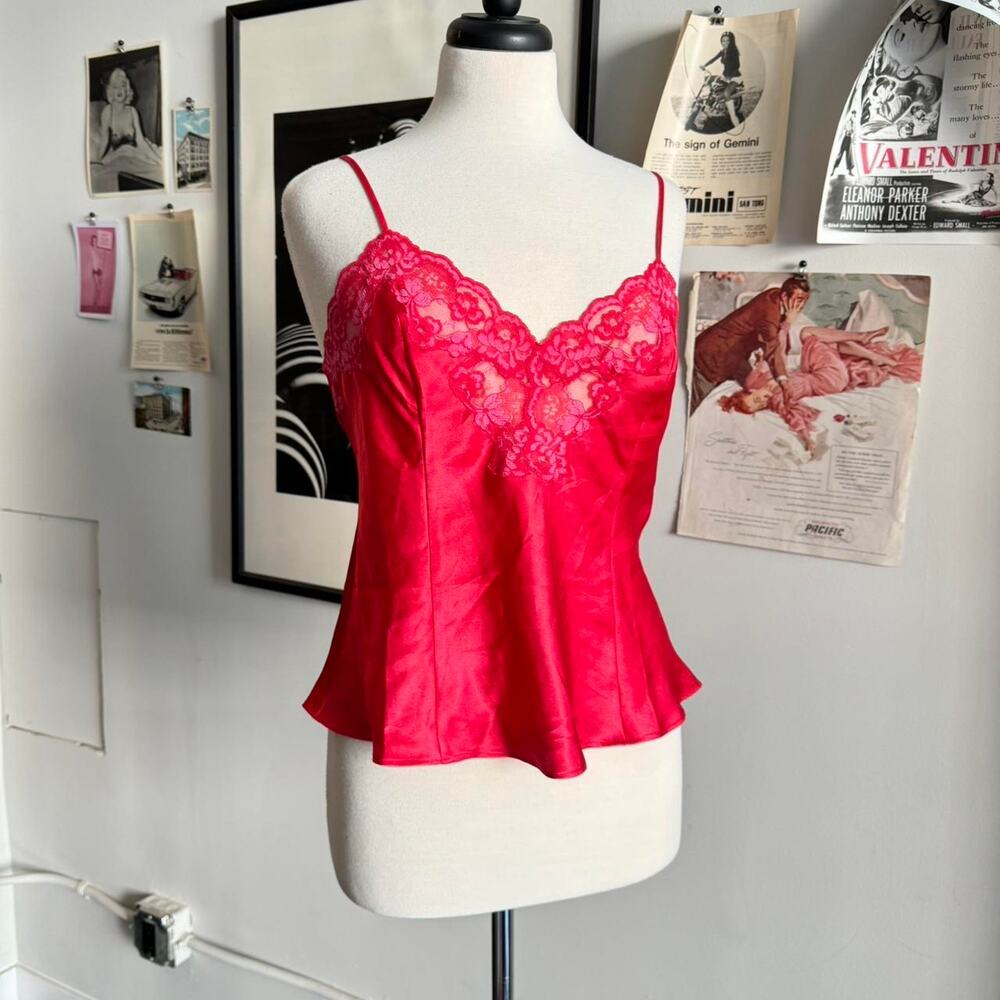 Fredricks of hollywood lace trim lingerie tank